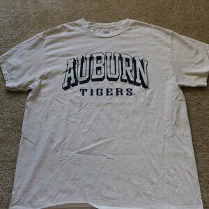 Auburn Tigers White Short Sleeve Tee